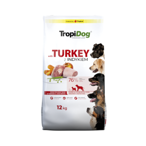 TropiDog Adult M&L puran 12kg